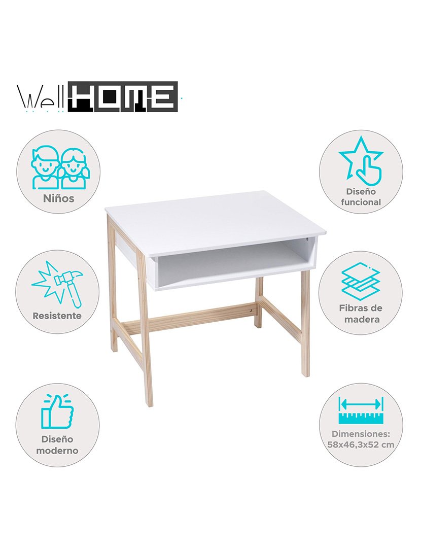 Secretária Infantil Branco