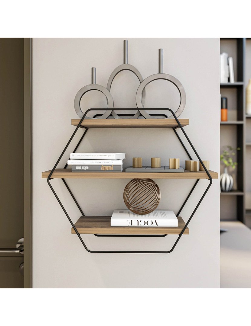 Estante de Parede Atlantic Pino