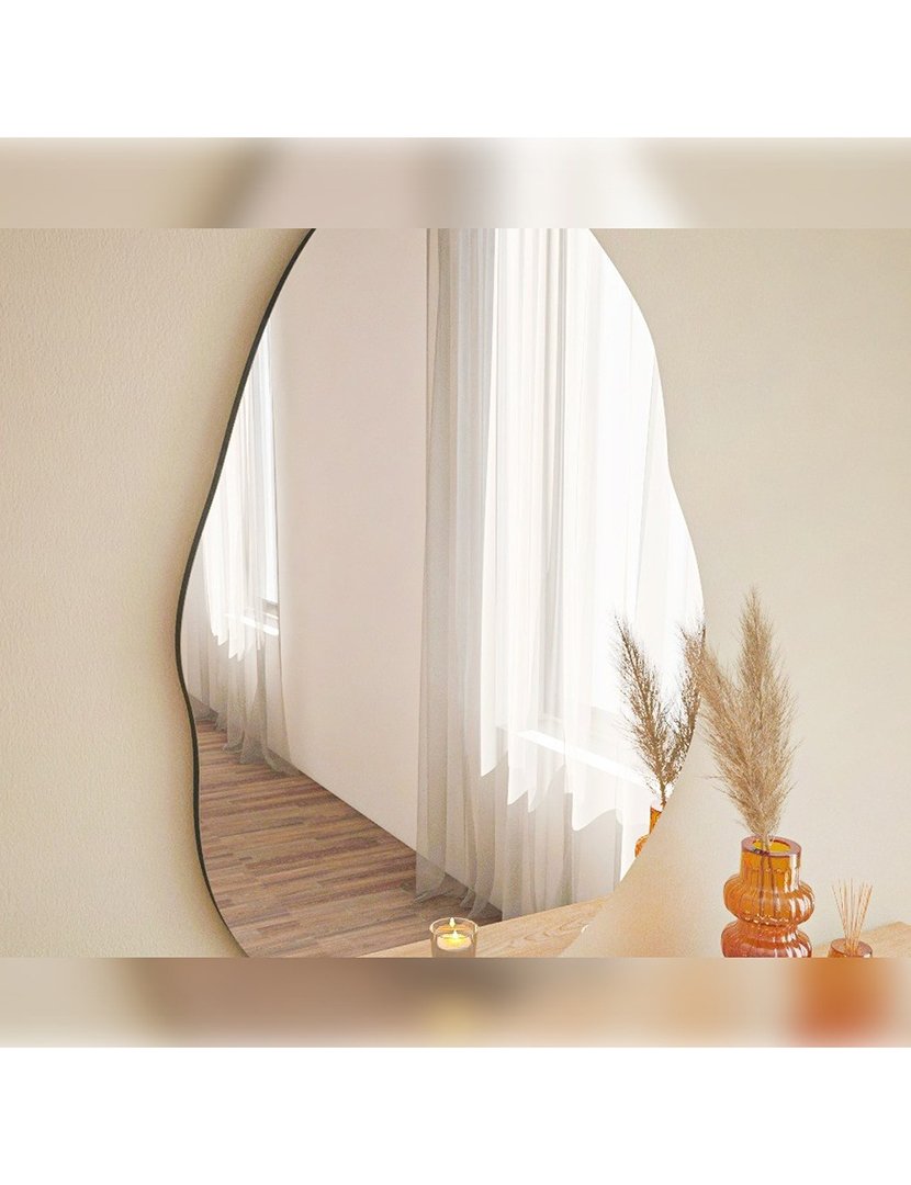 Espelho de Parede Formato Assimétrico 85cm