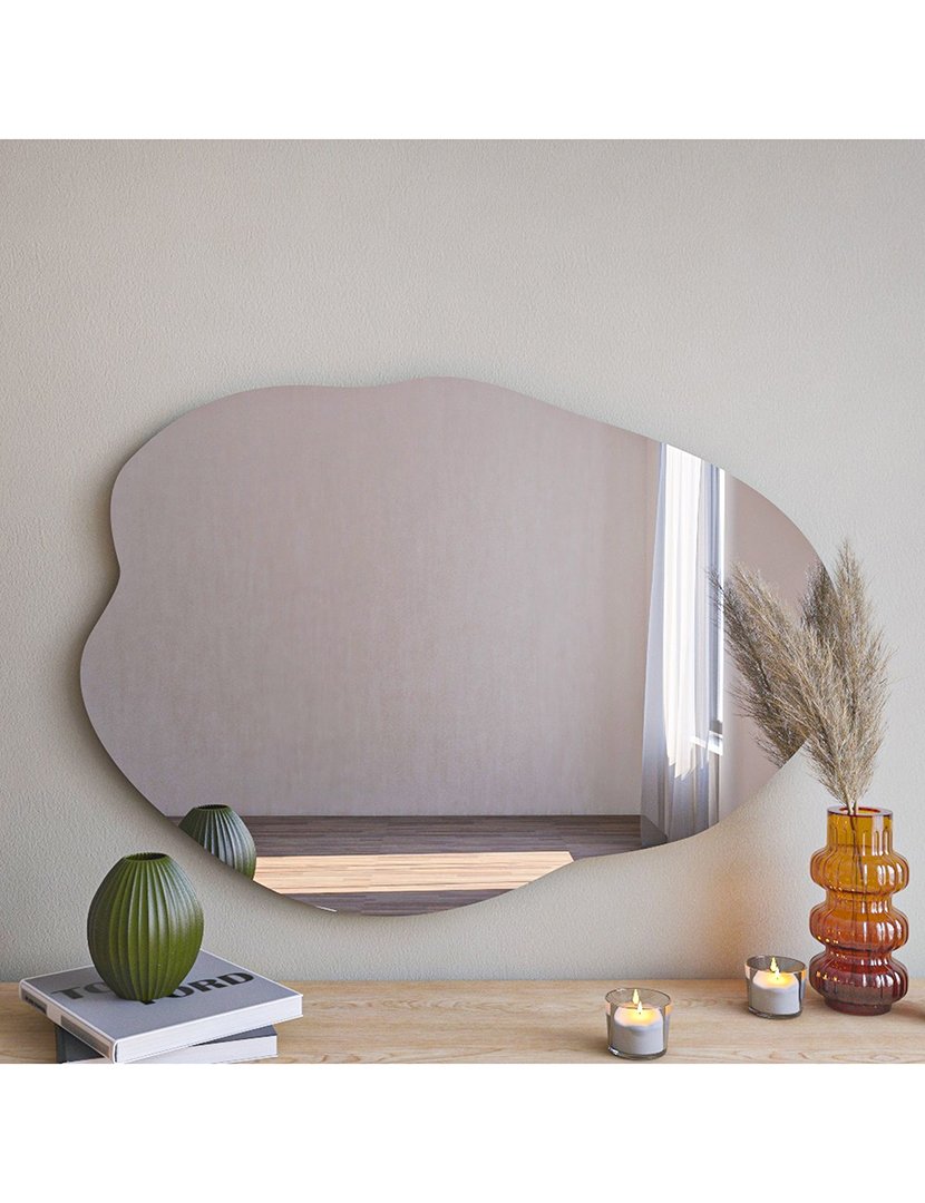 Espelho de Parede Formato Assimétrico 85cm