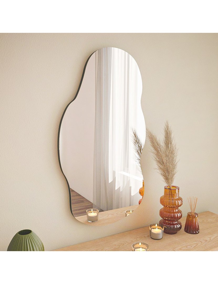 Espelho de Parede Formato Assimétrico 72cm