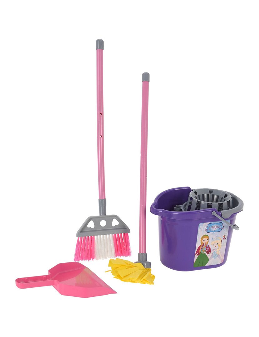 Brinquedo Conjunto de Limpeza 5 peças