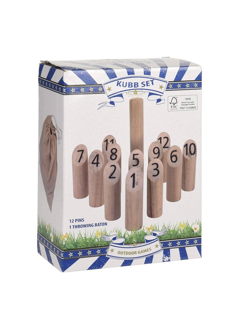 Conjunto KUBB Jogo de Madeira