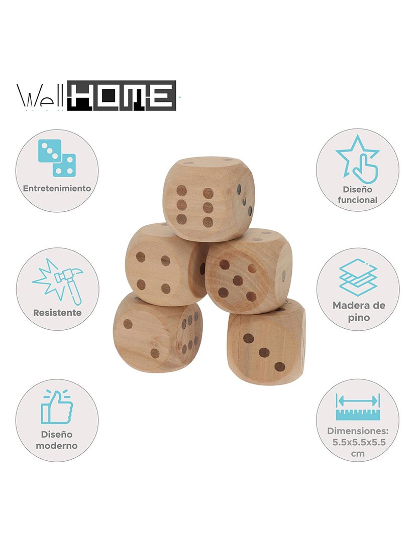 Conjunto de 5 Dados XL