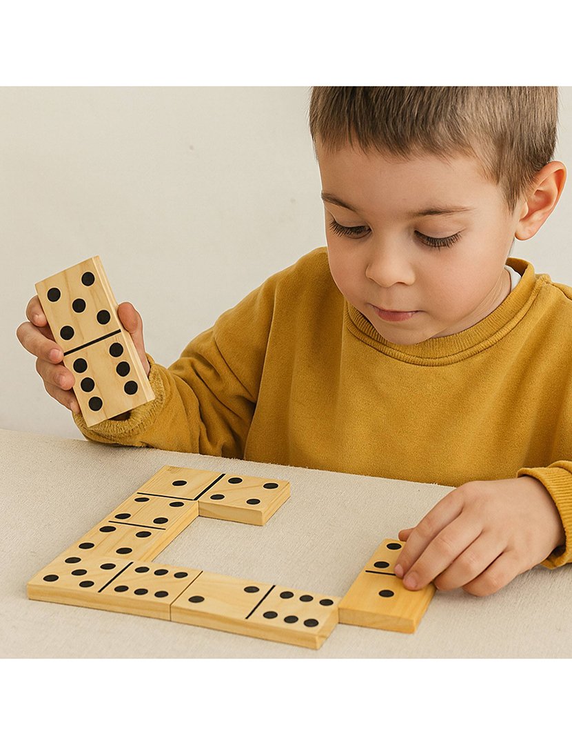 Jogo Clássico Dominó 28 peças