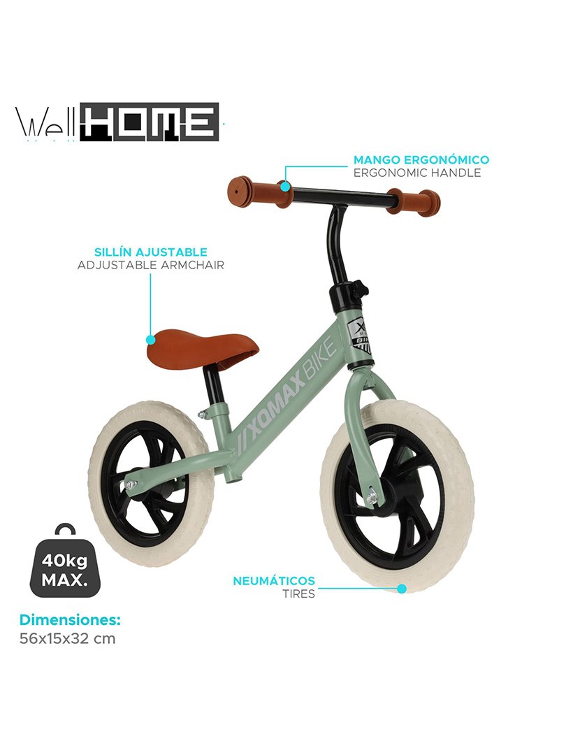 Bicicleta Infantil 12'' Verde