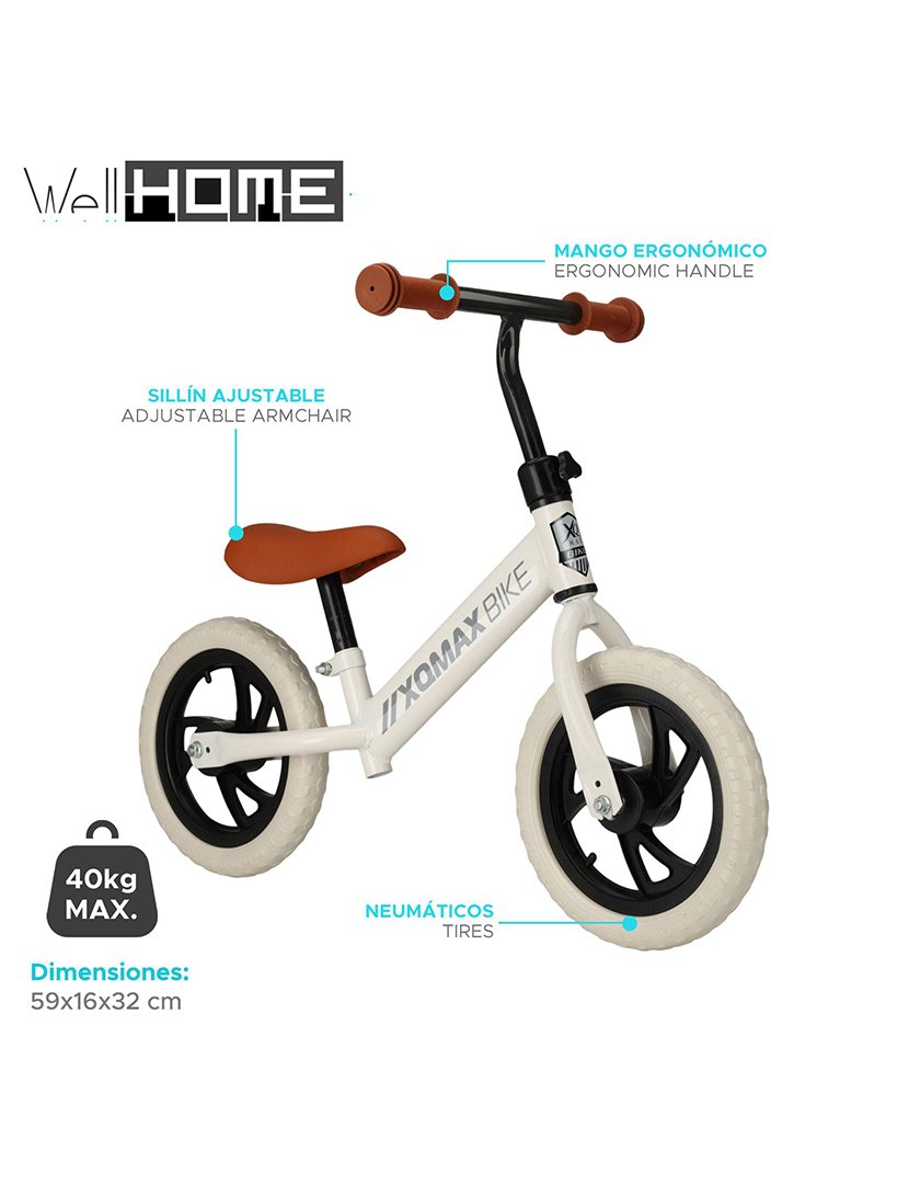 Bicicleta Infantil 12'' Branco