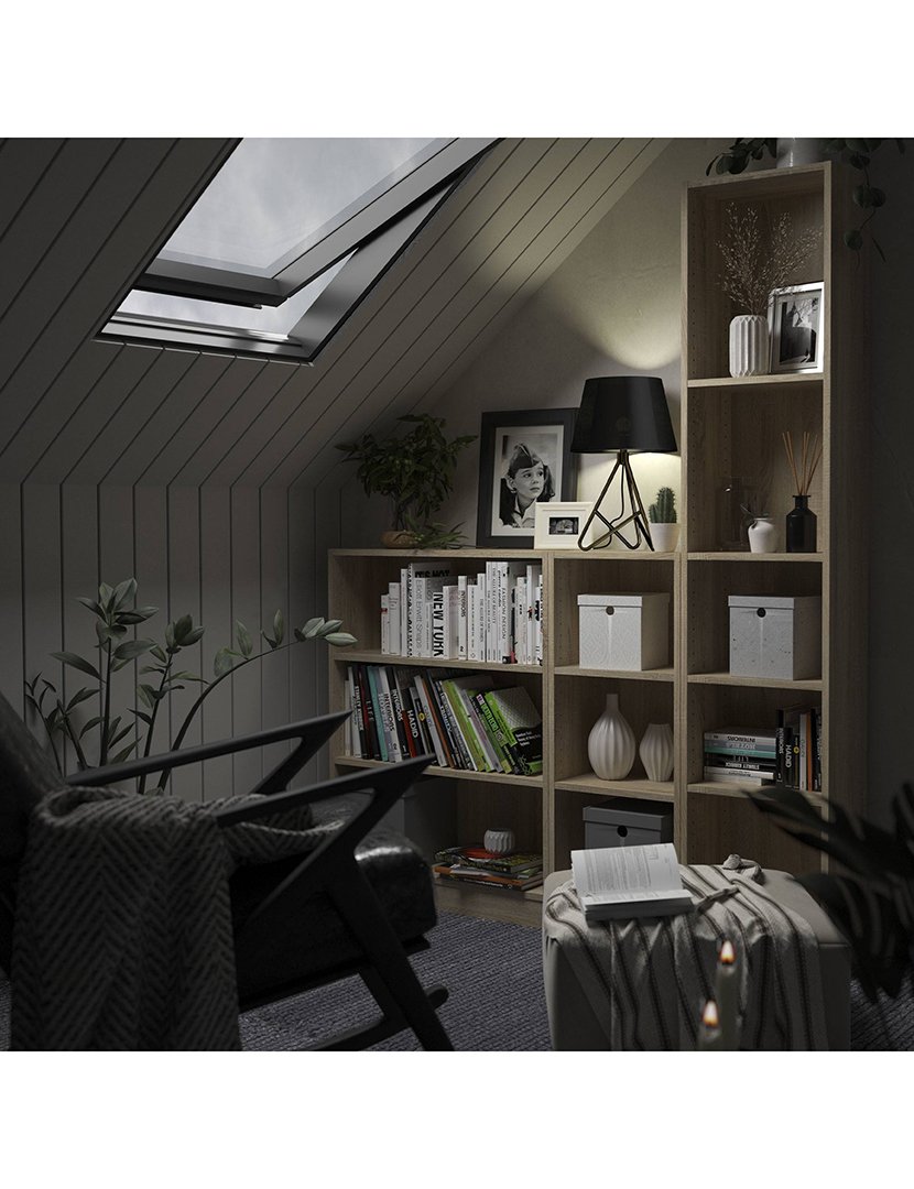 Estante Turia com 2 Prateleiras Carvalho