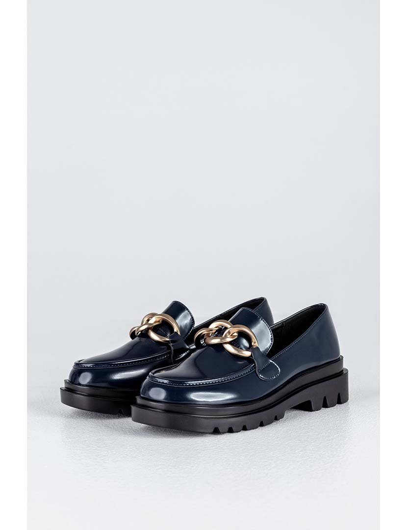 Mocassins Senhora Azul Escuro
