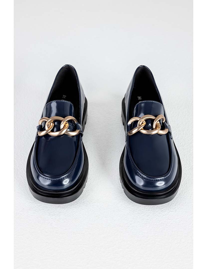 Mocassins Senhora Azul Escuro