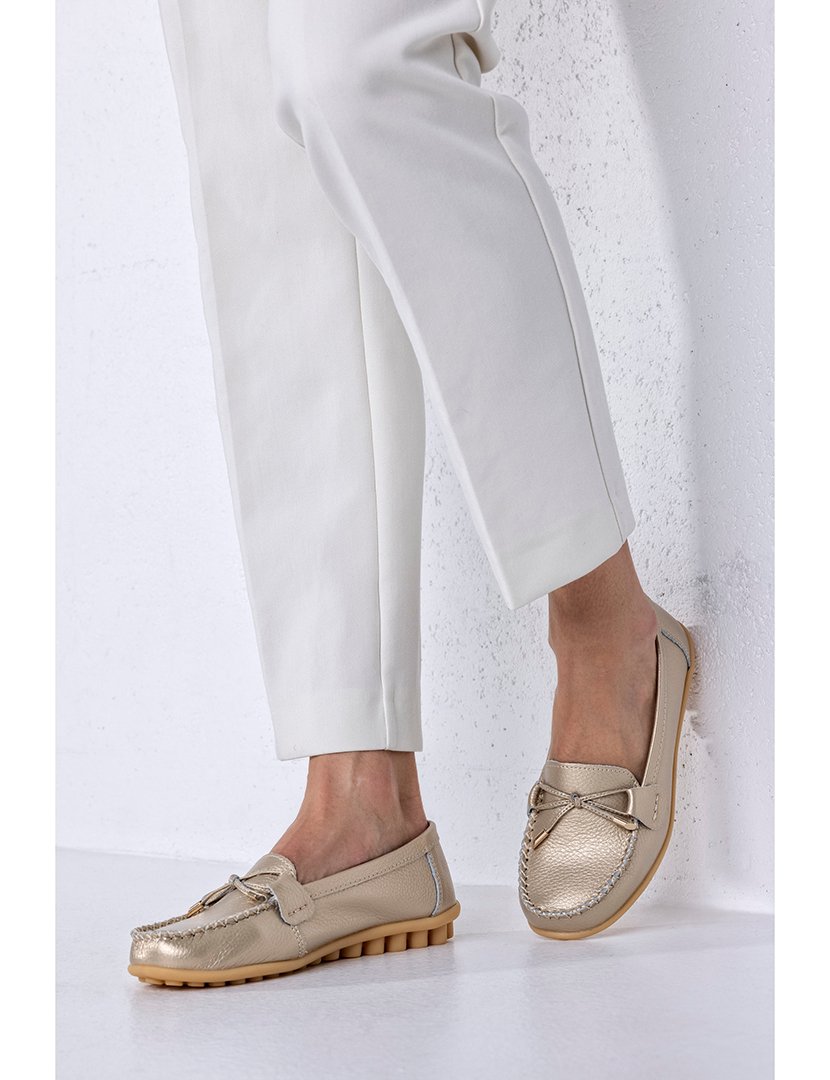 Mocassins Senhora Dourado