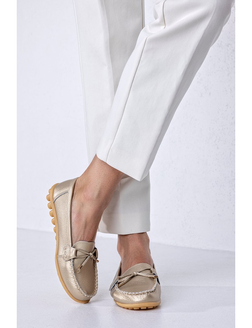 Mocassins Senhora Dourado