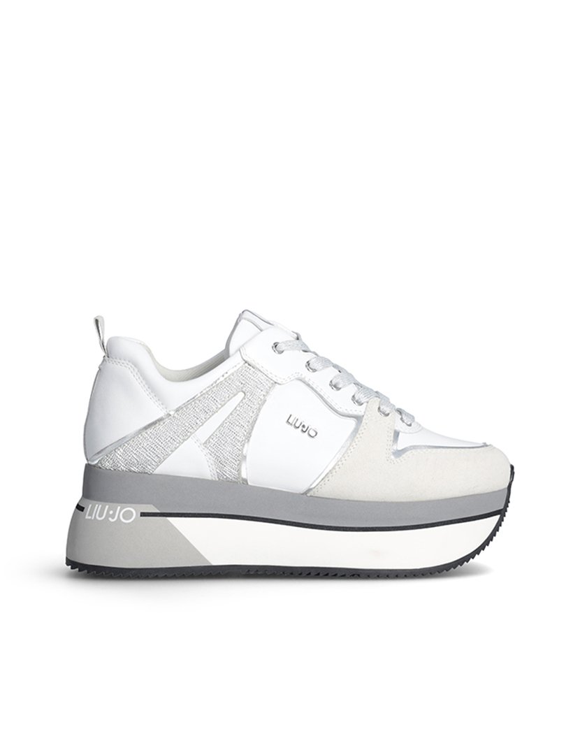 Ténis Senhora Branco e Cinzento