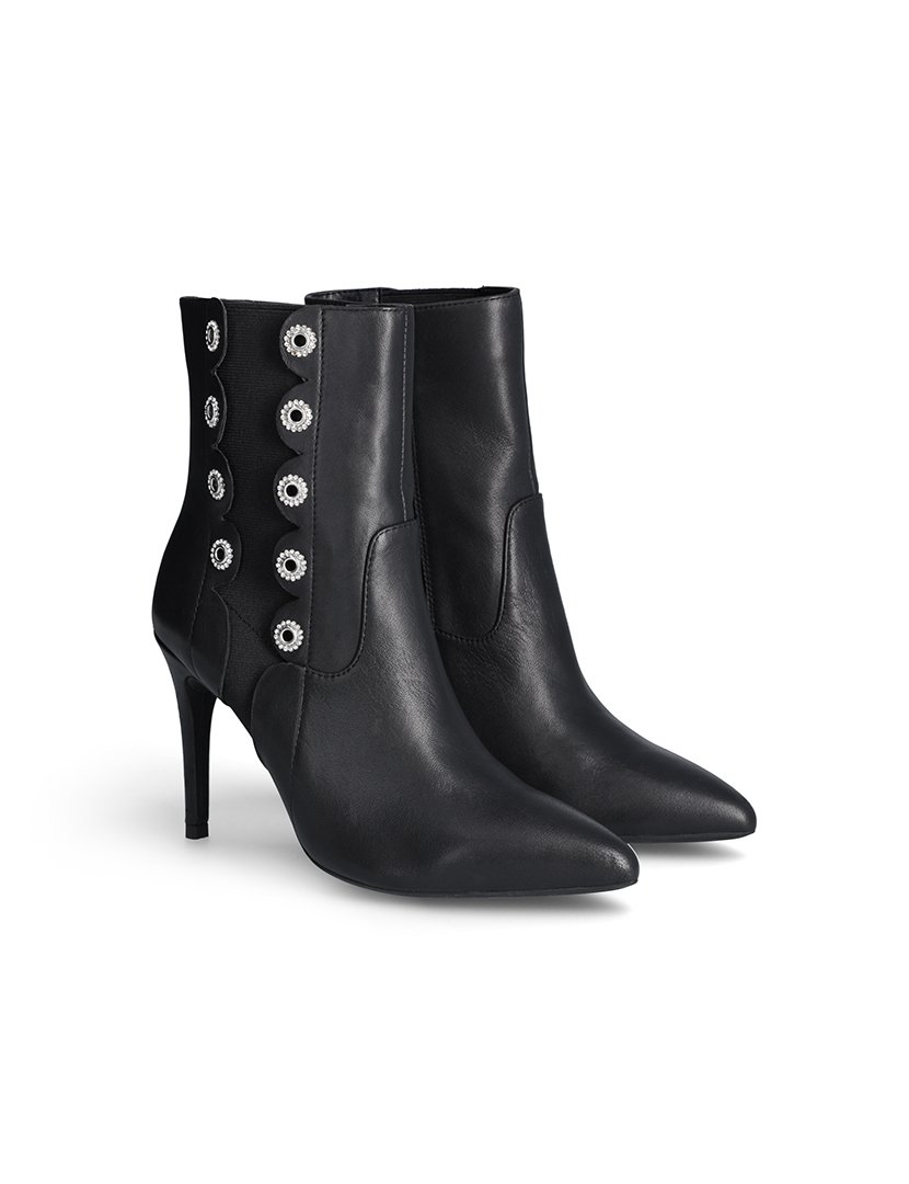 Botins com Salto Senhora Preto