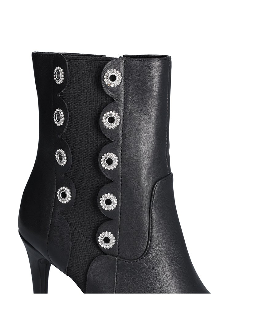 Botins com Salto Senhora Preto