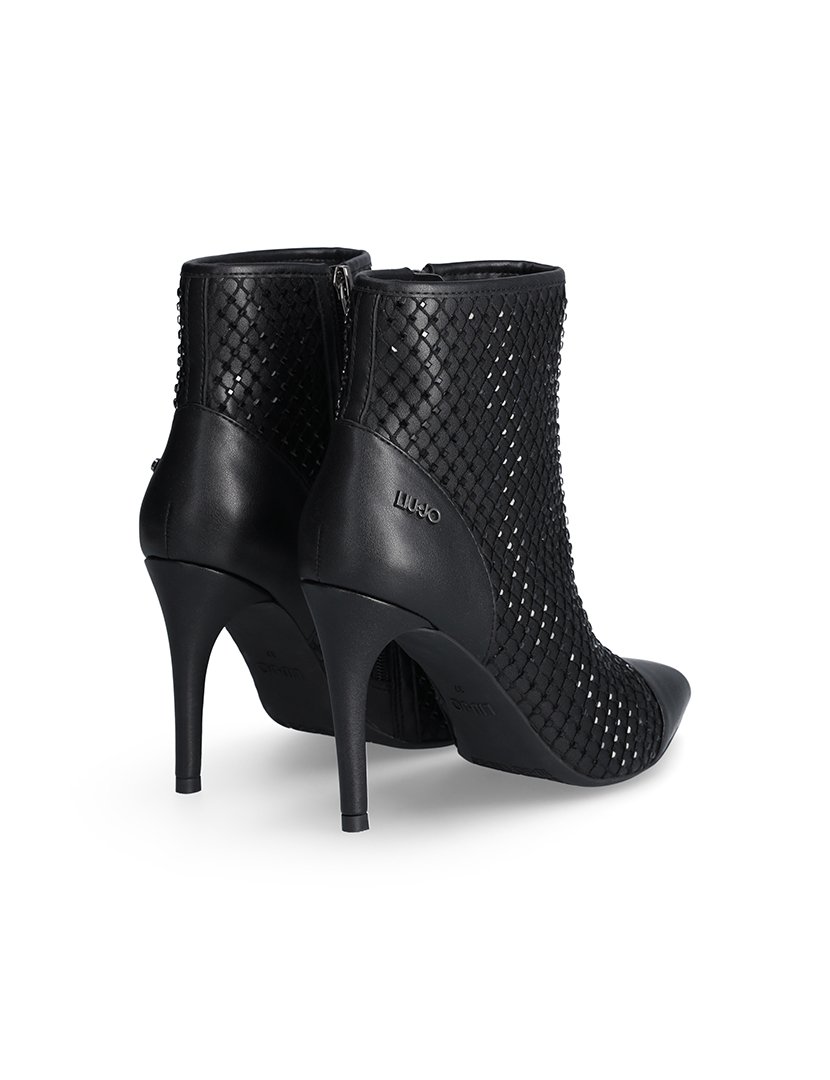 Botins com Salto Senhora Preto