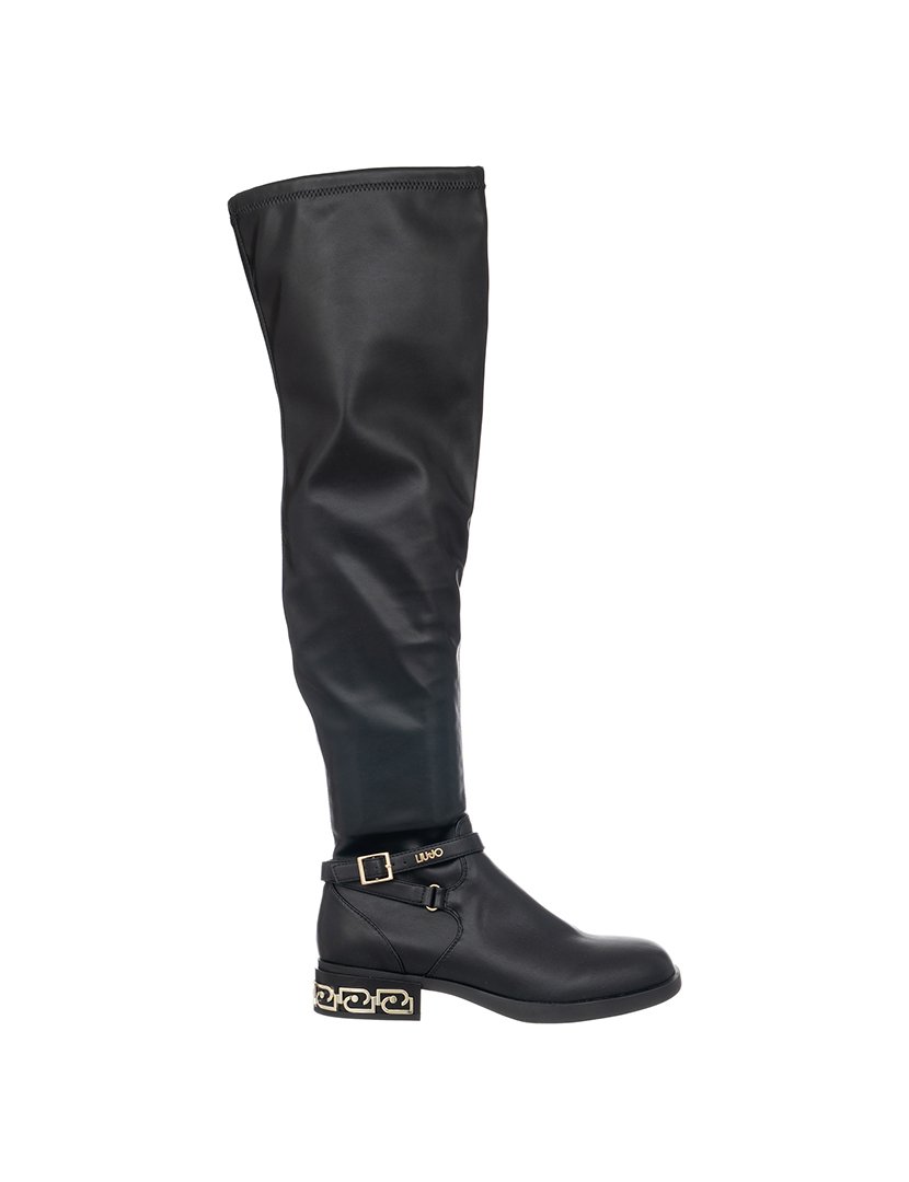 Botas Cano Alto Senhora Preto