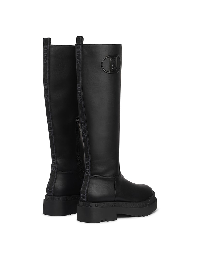 Botas Cano Alto Senhora Preto