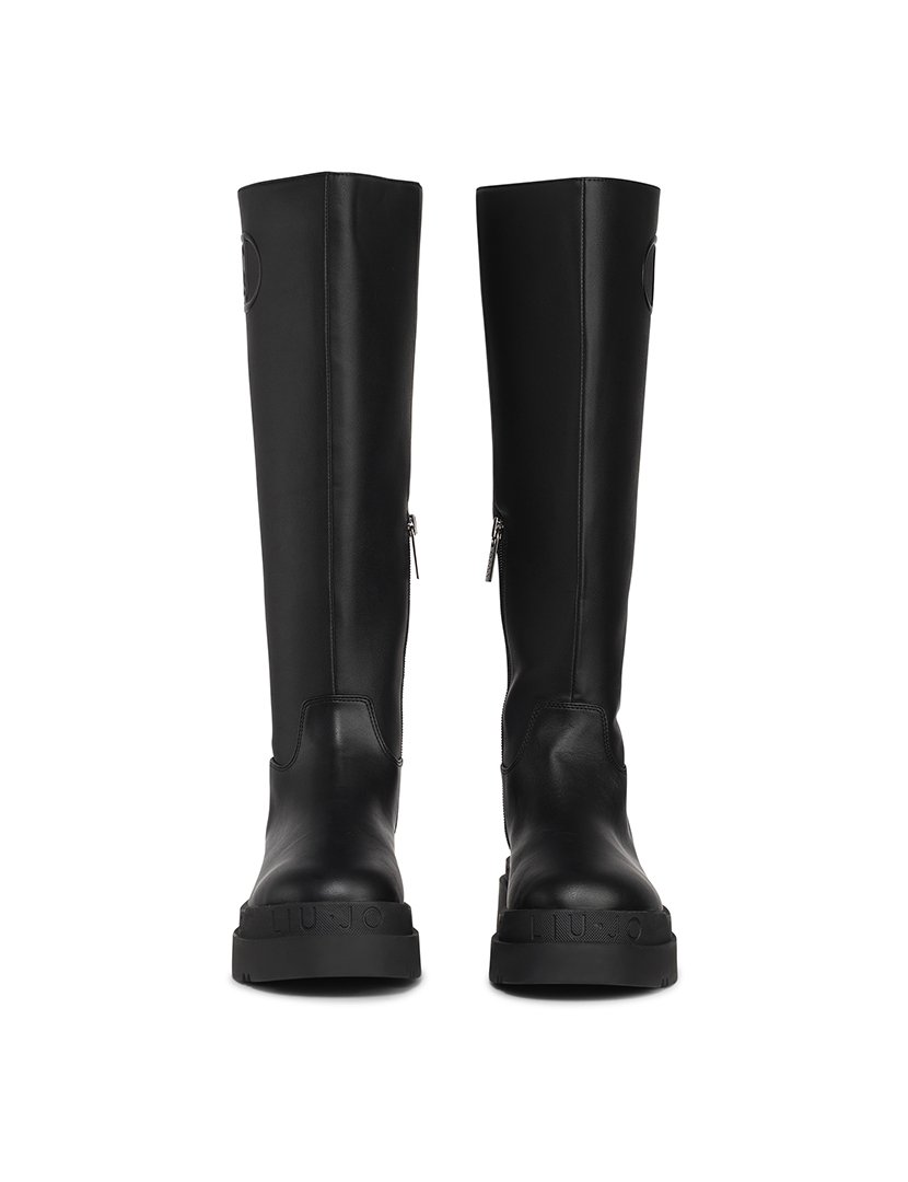 Botas Cano Alto Senhora Preto