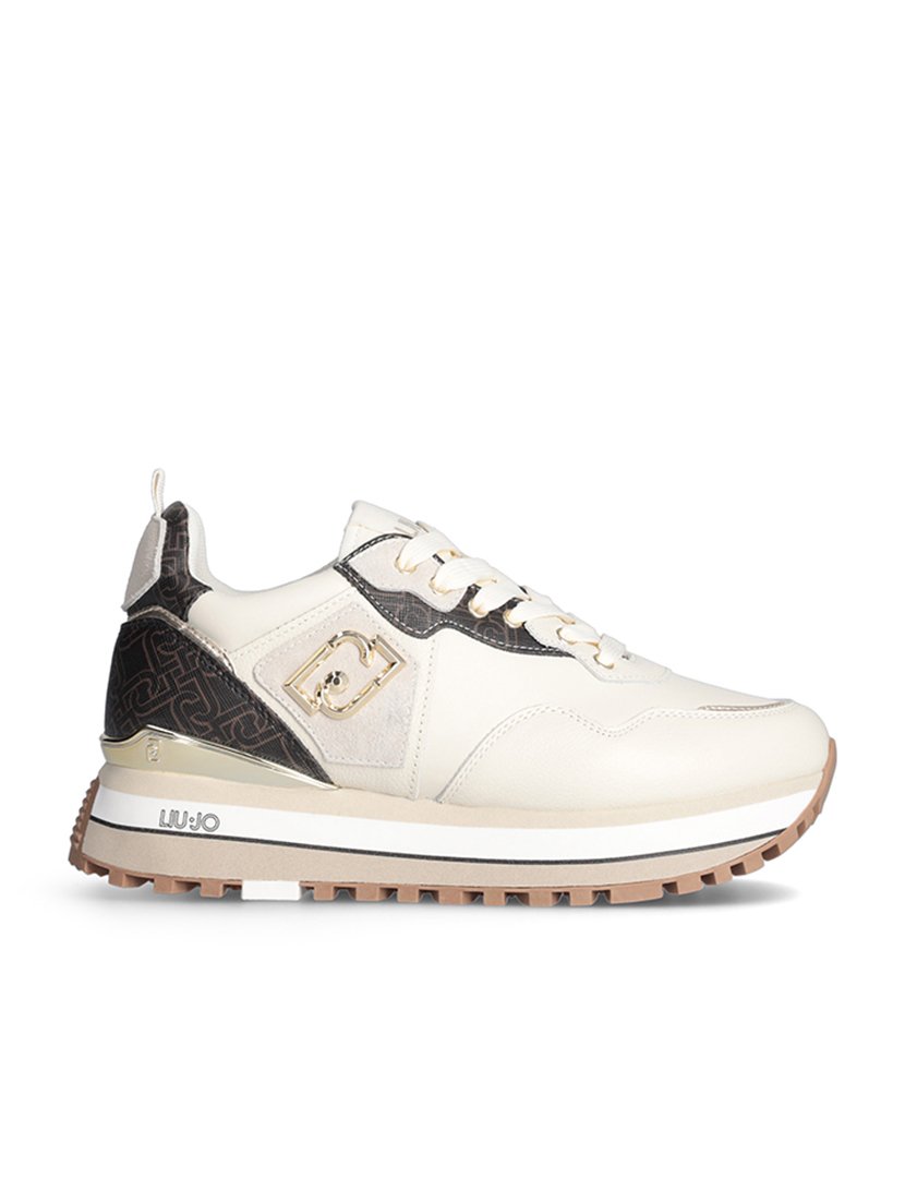 Ténis Senhora Bege e Castanho