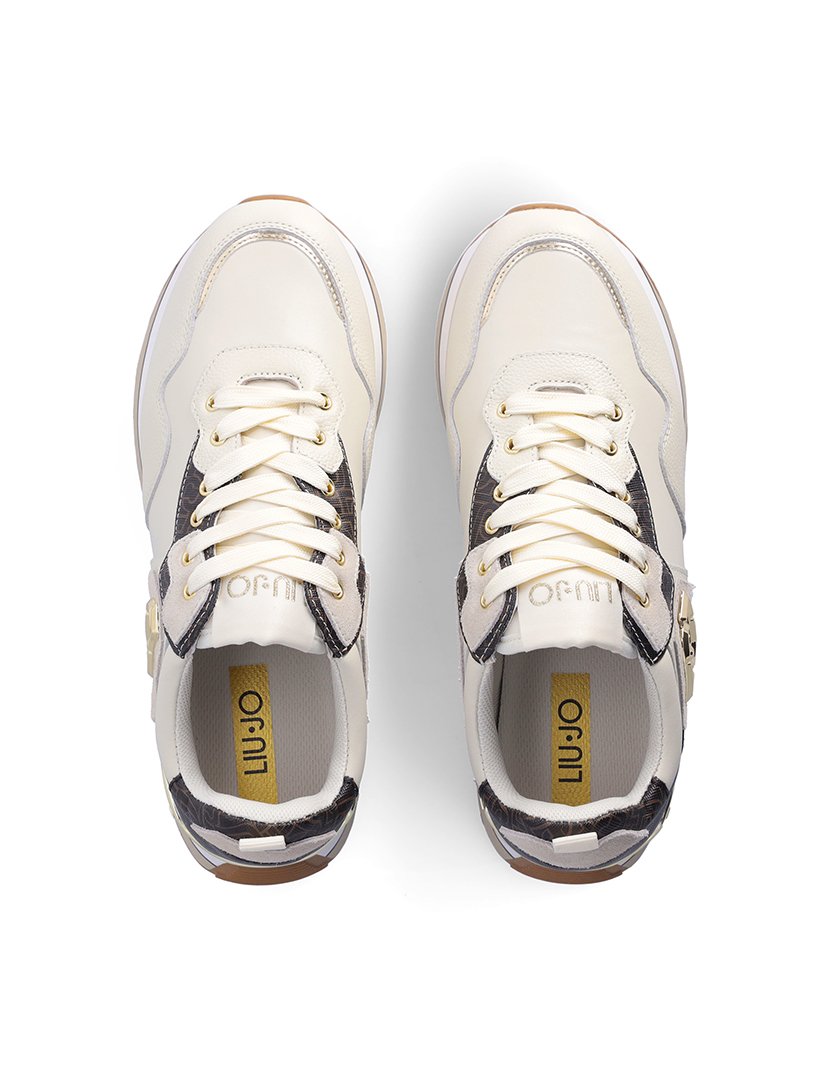 Ténis Senhora Bege e Castanho