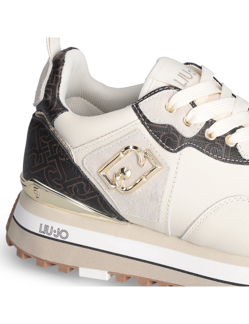 Ténis Senhora Bege e Castanho