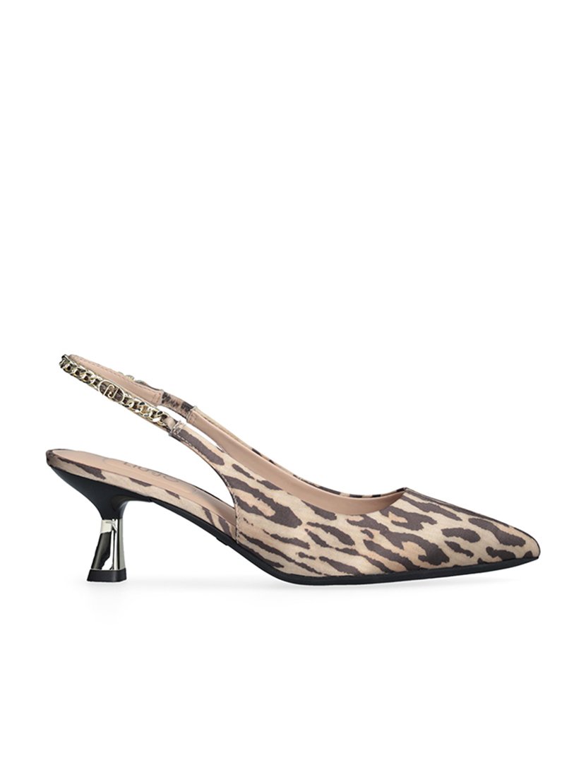 Sapatos com Salto Senhora Padrão Leopardo
