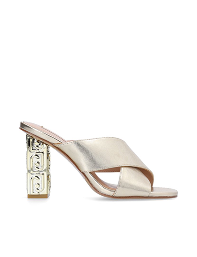 Sandálias com Salto Senhora Dourado