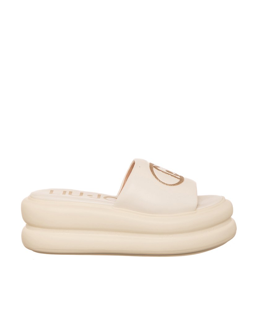 Chinelos com Plataforma Senhora Bege