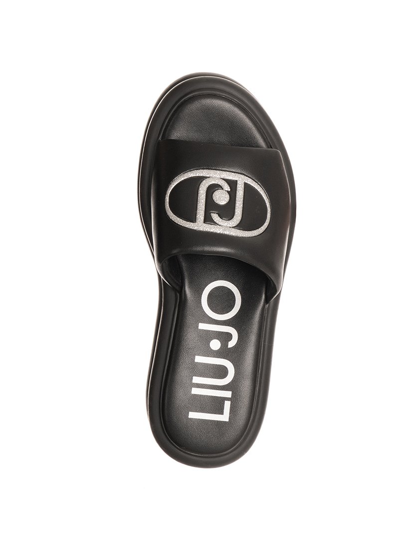 Chinelos com Plataforma Senhora Preto