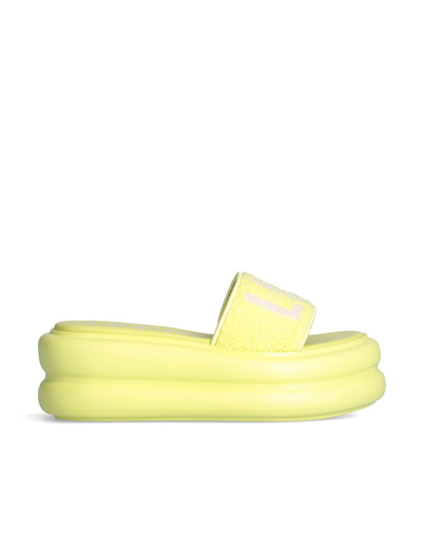 Chinelos com Plataforma Senhora Amarelo