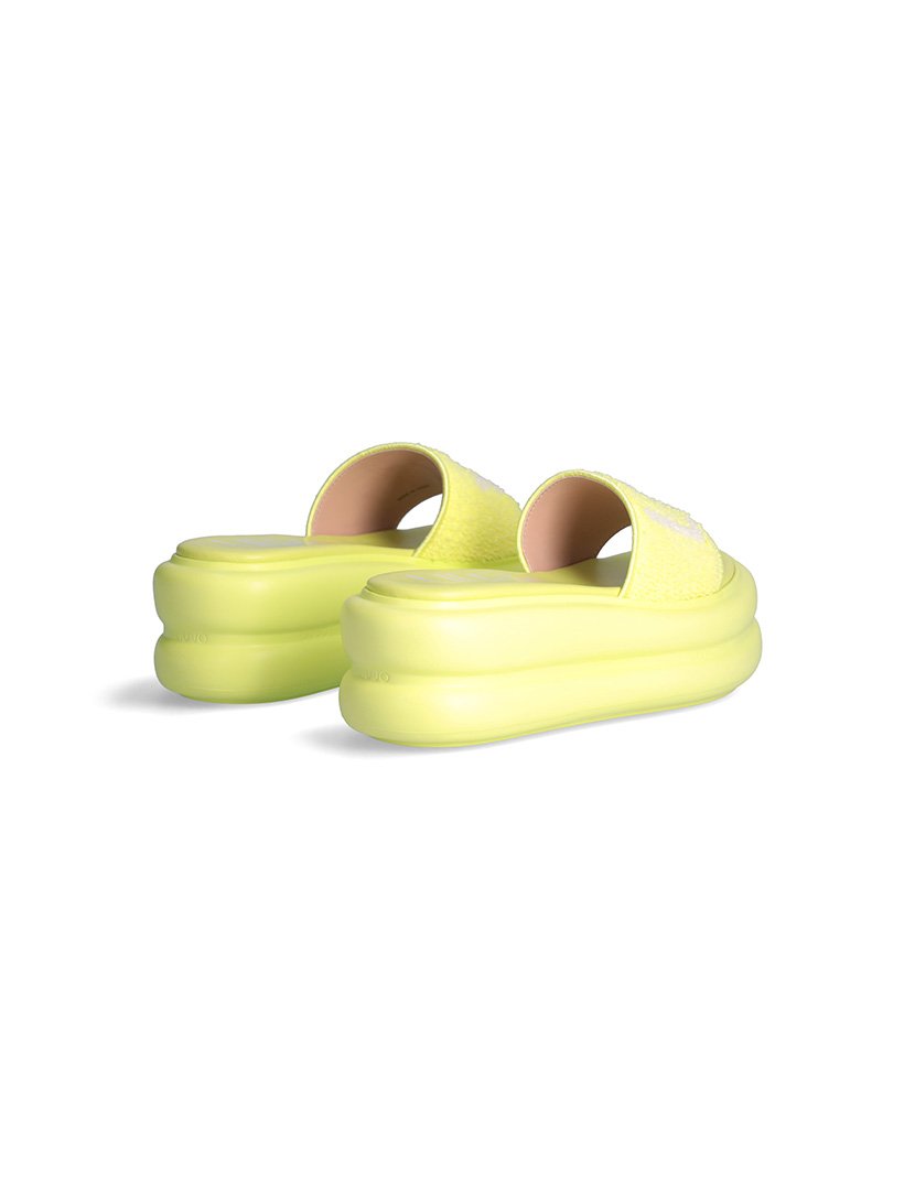 Chinelos com Plataforma Senhora Amarelo