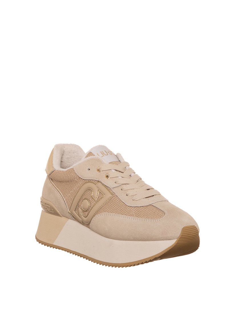 Ténis Senhora Castanho e Dourado