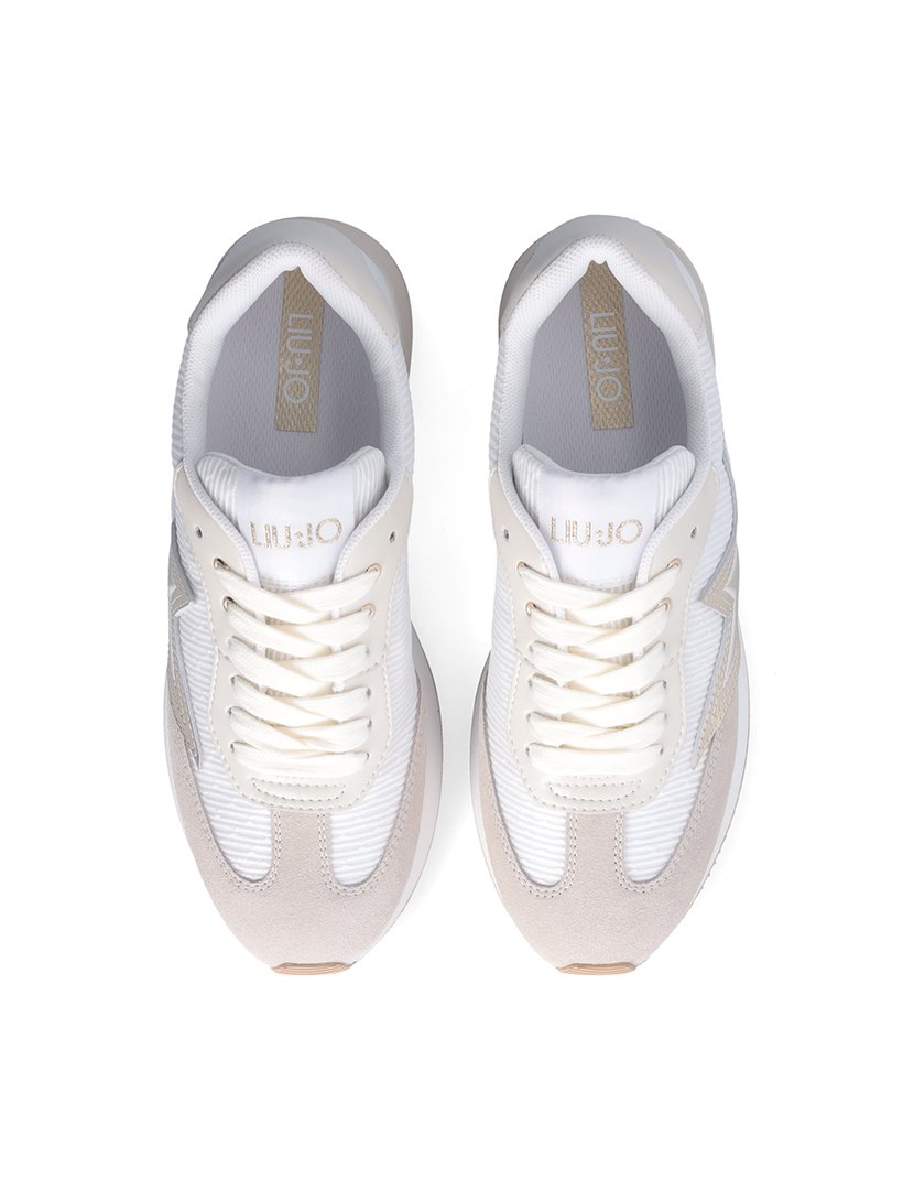 Ténis Senhora Branco e Bege