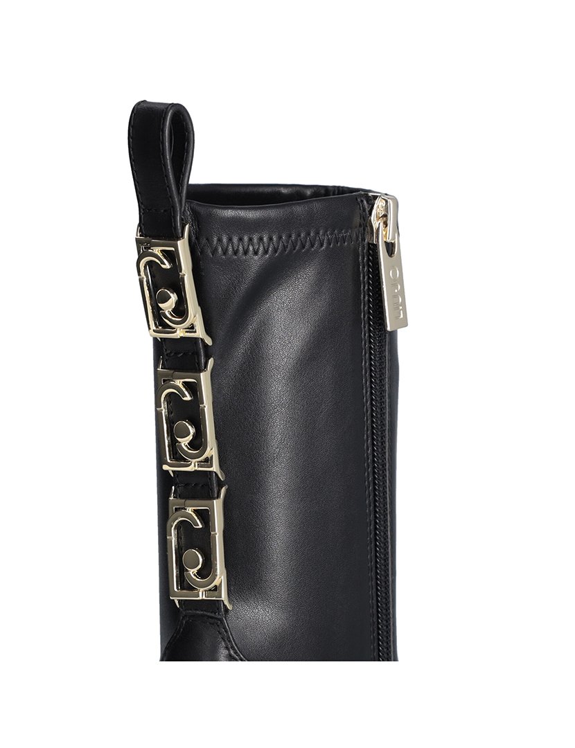 Botins com Salto Senhora Preto