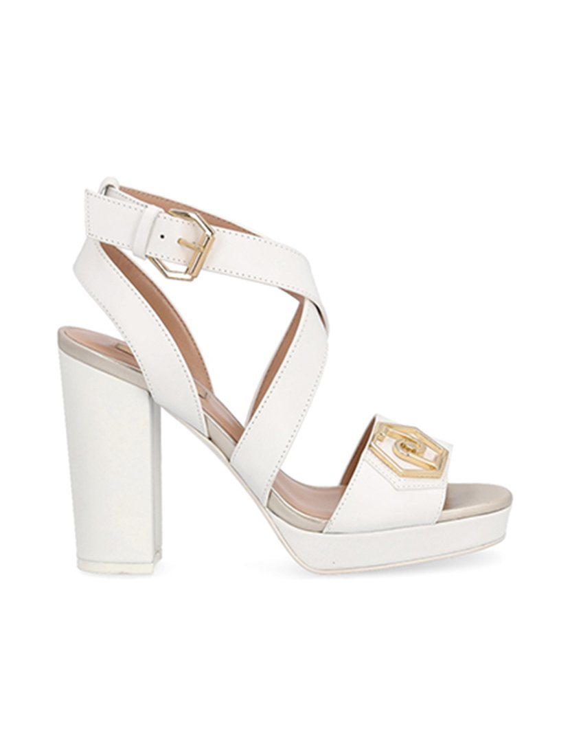 Sandálias com Salto Senhora Branco