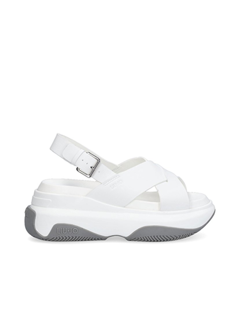 Sandálias com Plataforma Senhora Branco