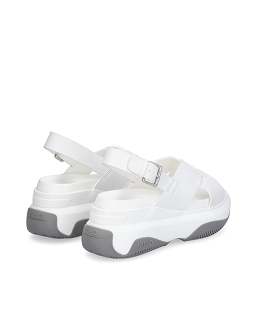 Sandálias com Plataforma Senhora Branco