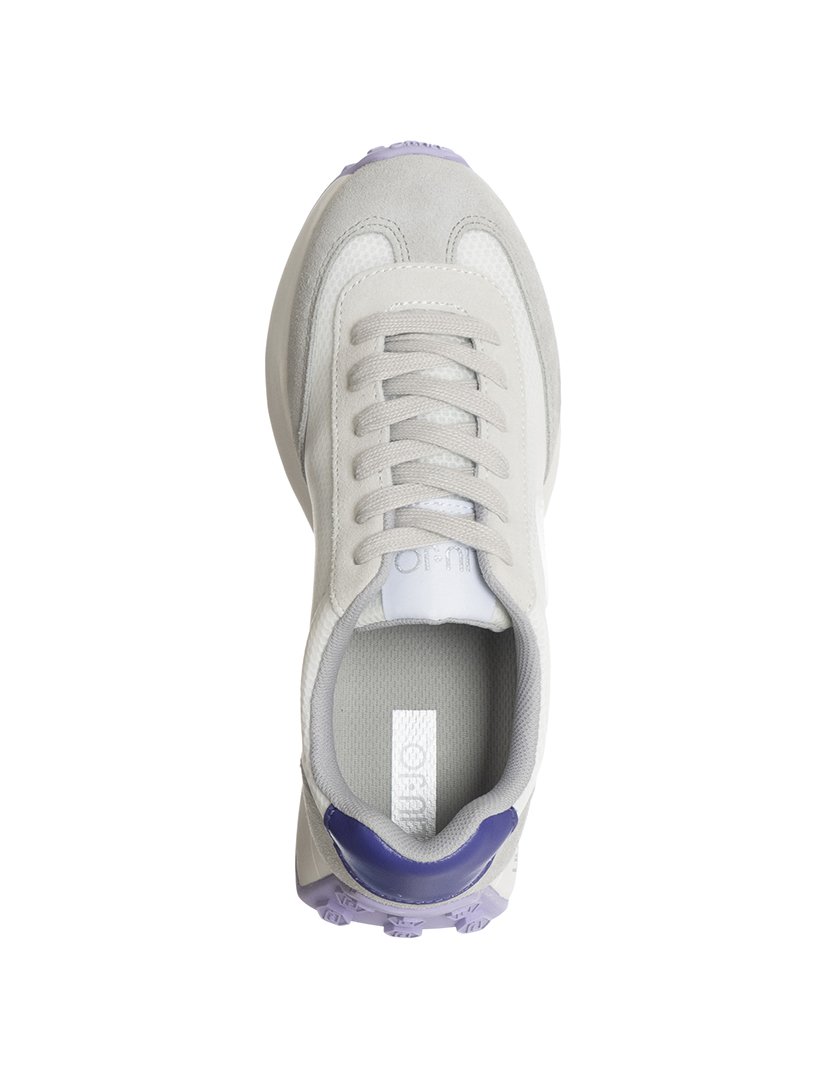 Ténis Senhora Branco e Roxo