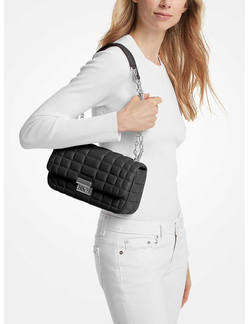 Tribeca Large Shoulder Bag Black