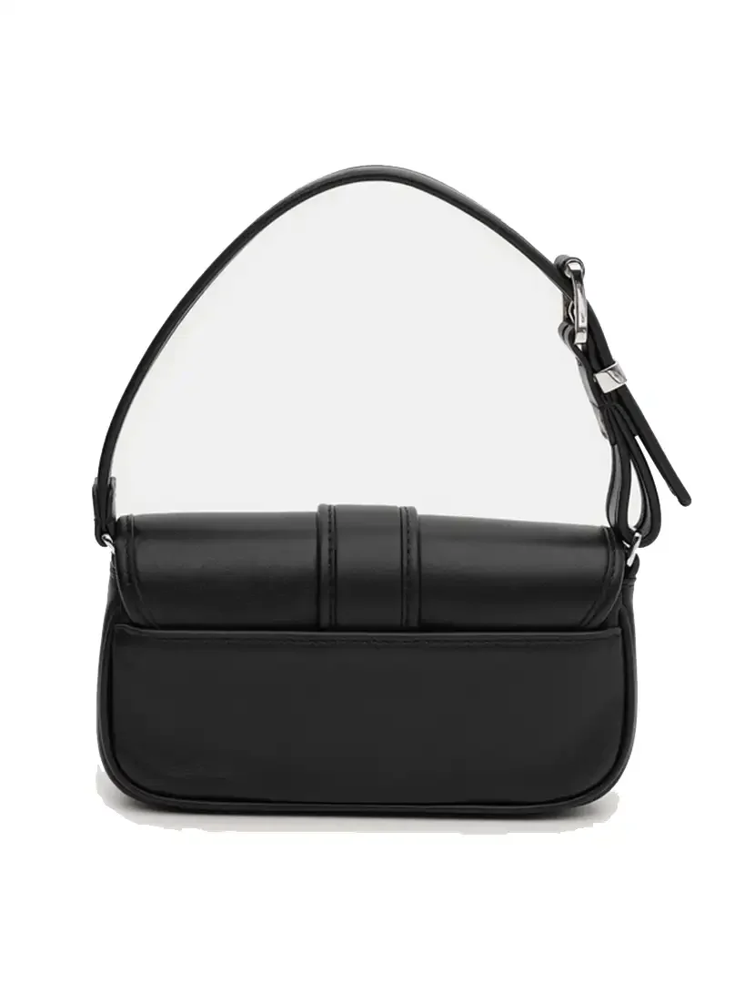 Colby Extra-Small Leather Shoulder Bag Black