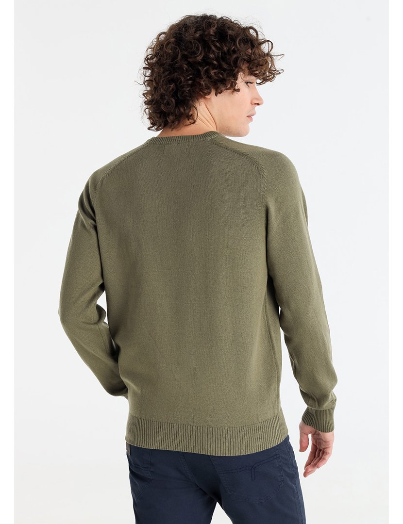 Camisola Malha Homem Verde