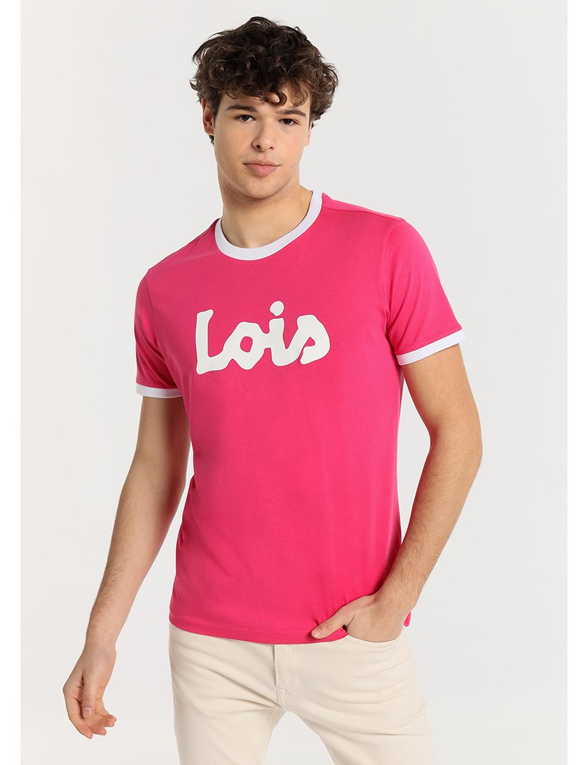 T-Shirt Homem Rosa