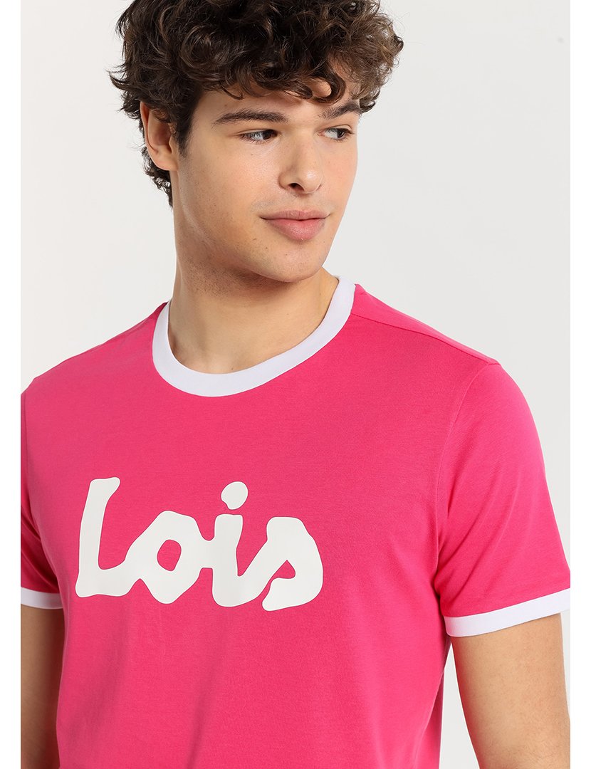 T-Shirt Homem Rosa