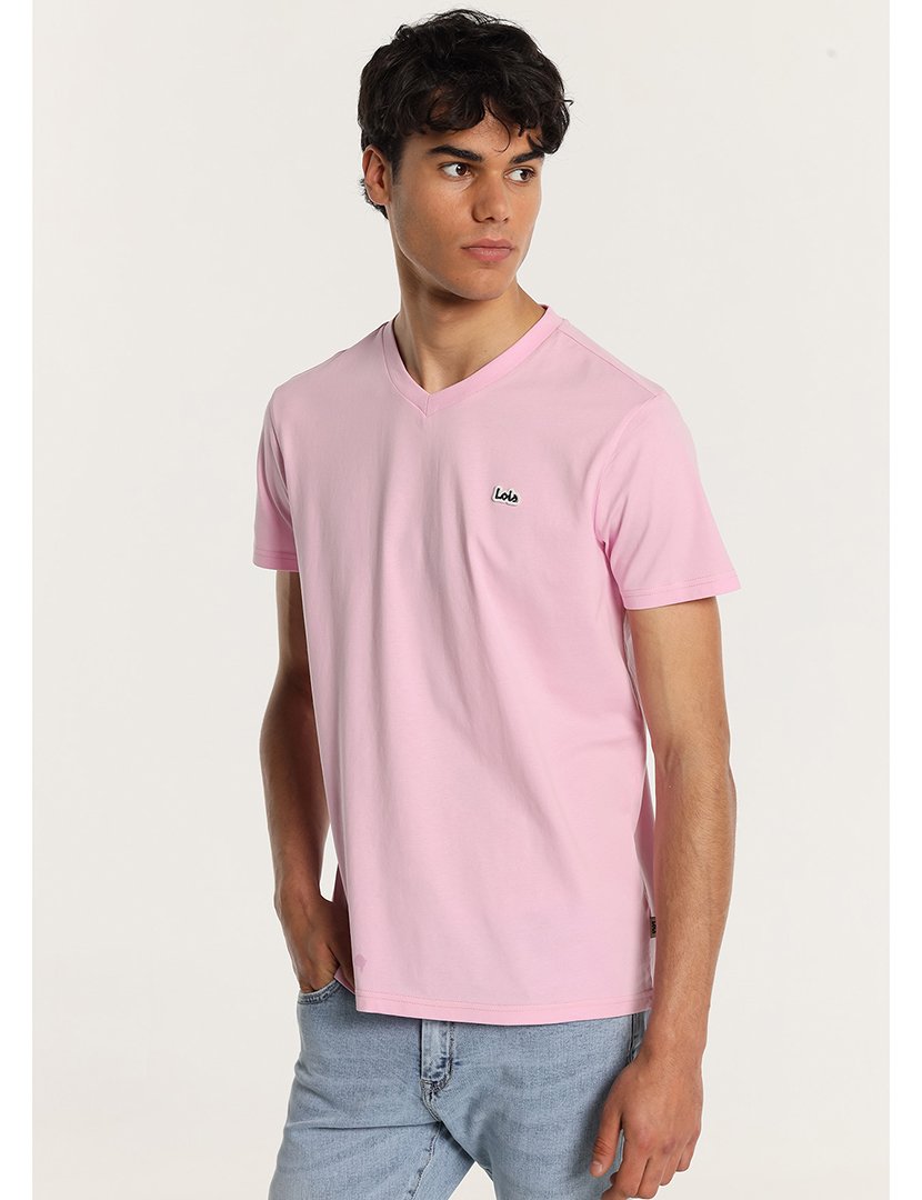 T-Shirt Homem Rosa