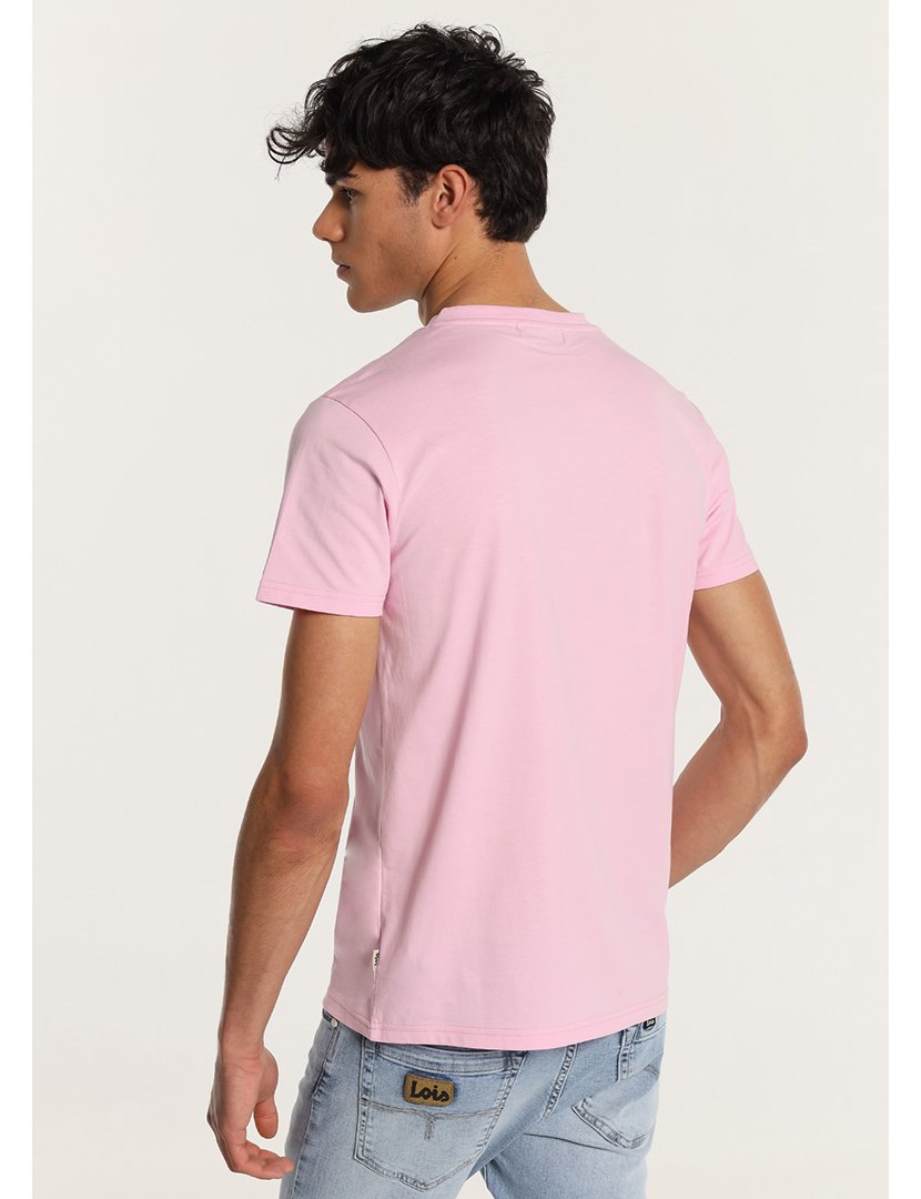 T-Shirt Homem Rosa