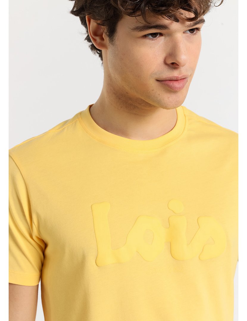 T-Shirt Homem Amarelo