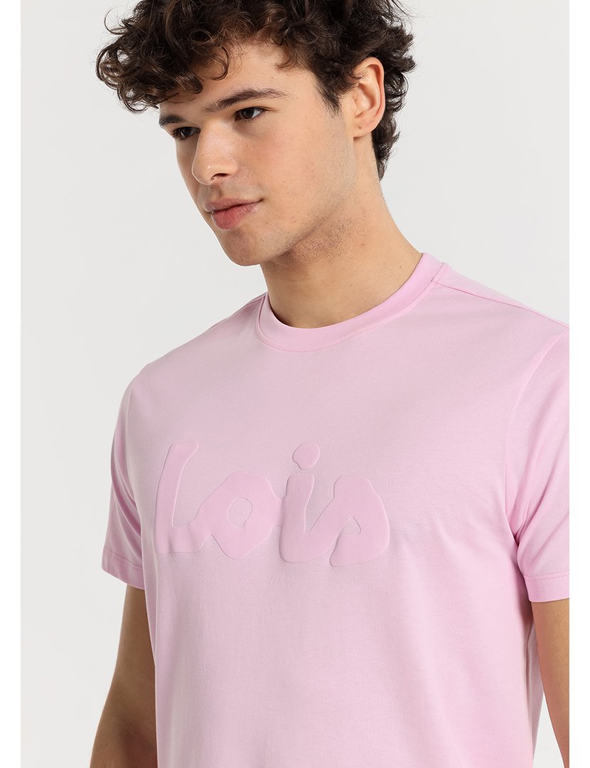 T-Shirt Homem Rosa