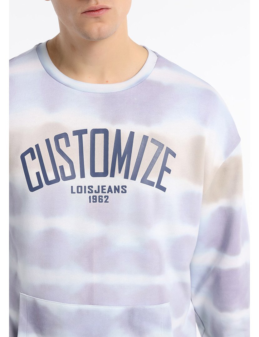 Sweatshirt Homem Kanguro Special Fit Multicolorido