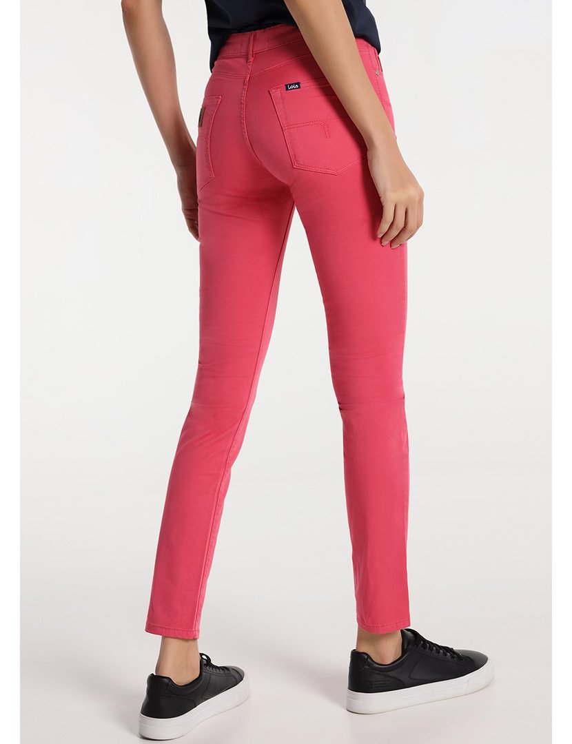 Calças Senhora Skinny Fit Rosa